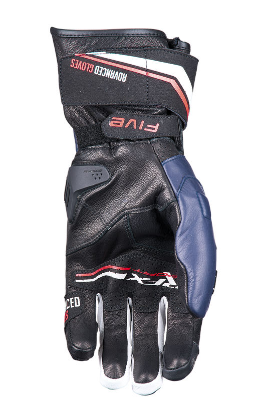 FIVE GLOVES - RFX SPORT EVO - STORM BLUE/FLUO RED/WHITE