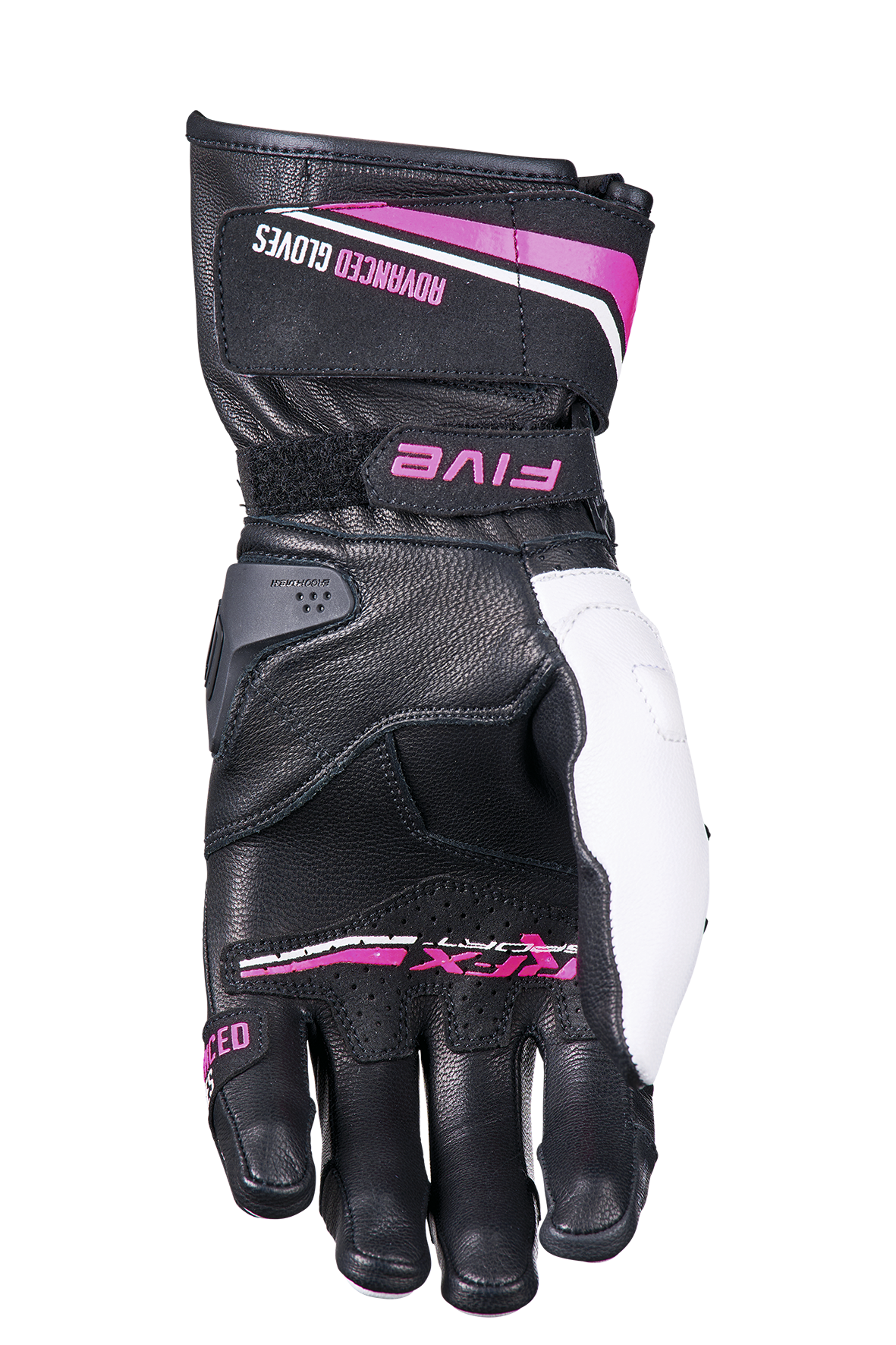 FIVE GLOVES - RFX SPORT WOMAN - WHITE/FLUO PINK