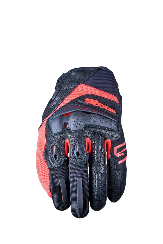FIVE GLOVES - RS1 - BLACK/FLUO RED