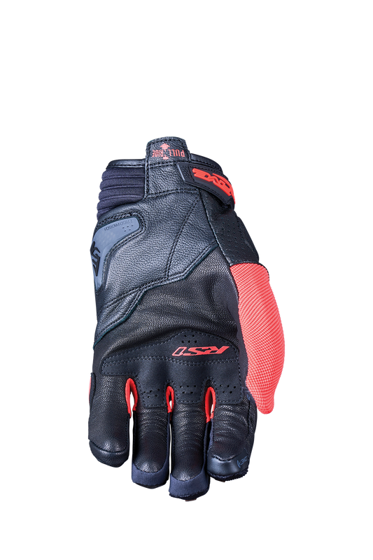 FIVE GLOVES - RS1 - BLACK/FLUO RED