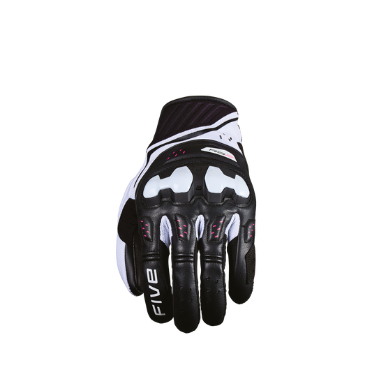 FIVE GLOVES - RS2 EVO2 WOMAN - BLACK/WHITE/PINK