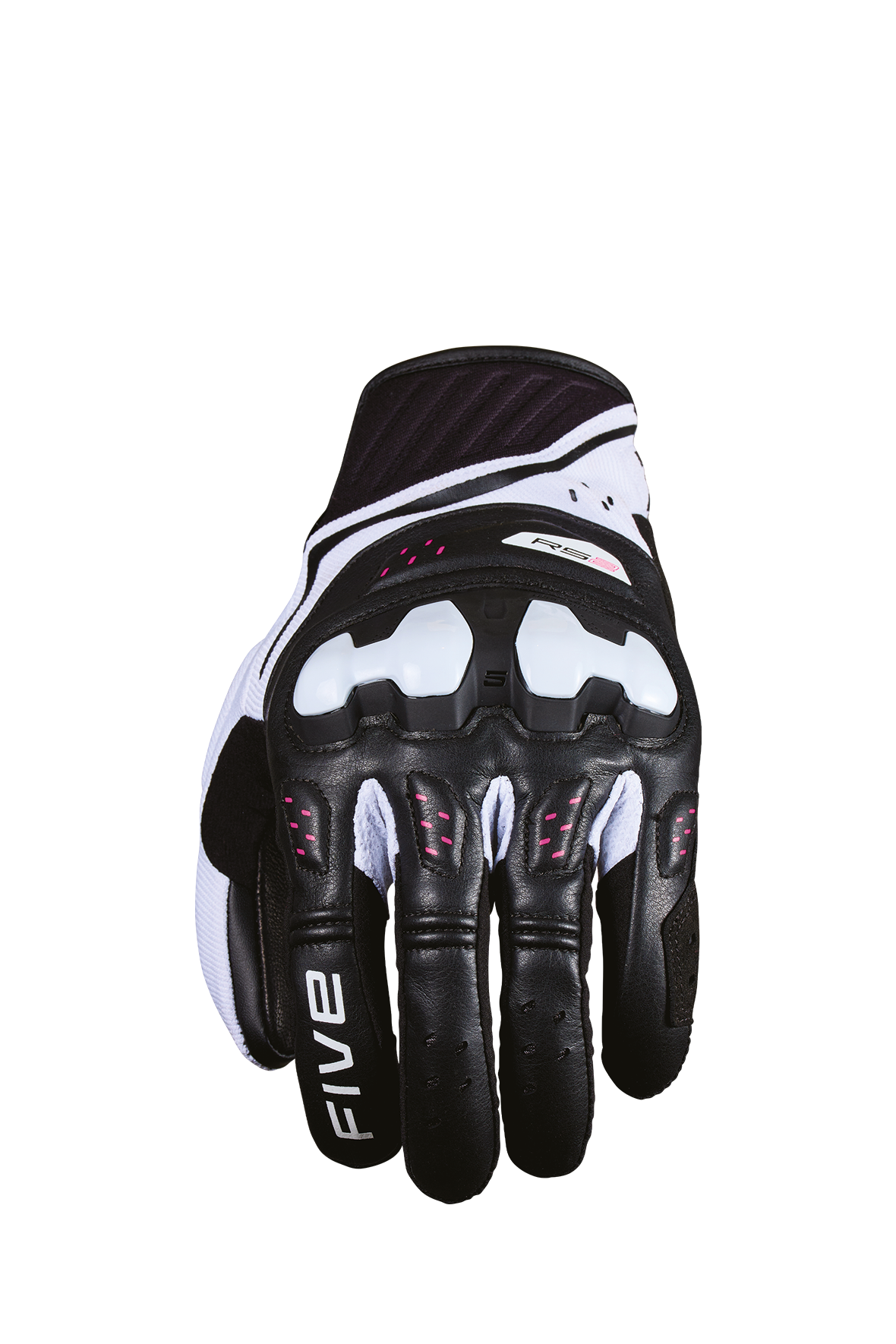 FIVE GLOVES - RS2 EVO2 WOMAN - BLACK/WHITE/PINK