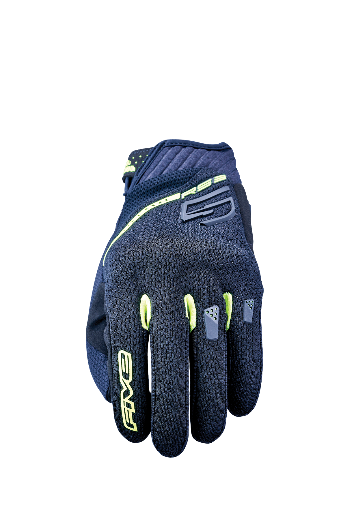 FIVE GLOVES - RS3 EVO AIRFLOW - BLACK/FLUO YELLOW