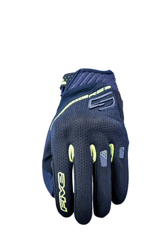 FIVE GLOVES - RS3 EVO AIRFLOW - BLACK/FLUO YELLOW