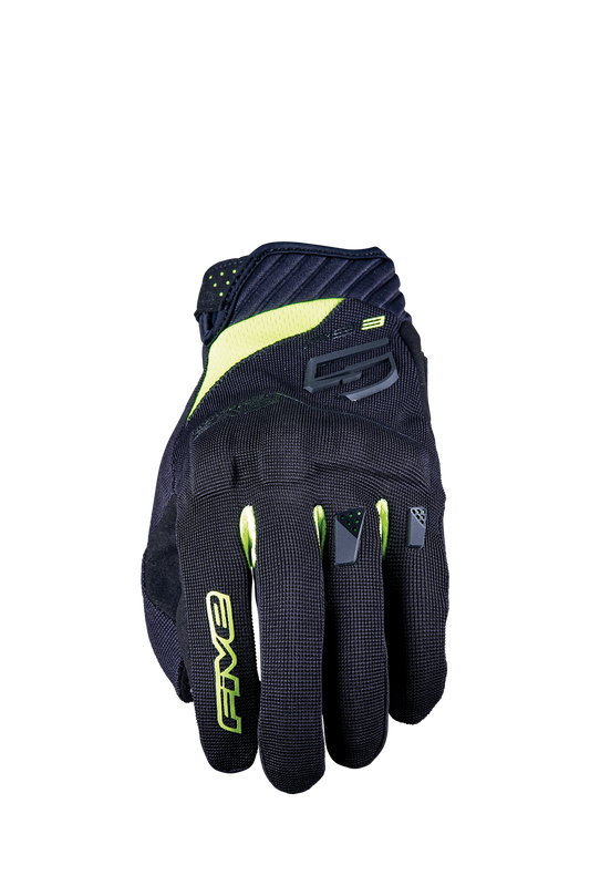 FIVE GLOVES - RS3 EVO - BLACK/FLUO YELLOW