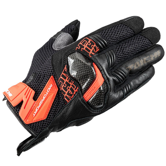RS Taichi - ARMED MESH GLOVE NEON RED RST448