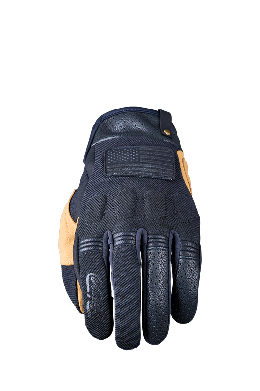 FIVE GLOVES - SCRAMBLER - BLACK/TAN