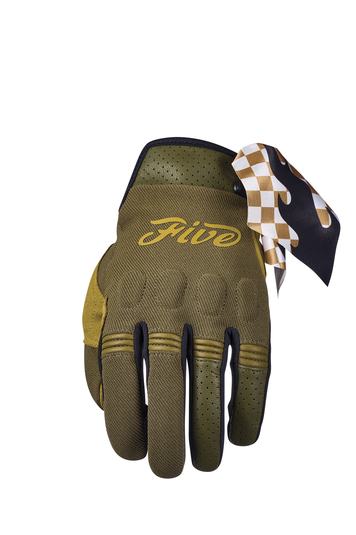 FIVE GLOVES - SCRAMBLER WOMAN - KHAKI/TAN