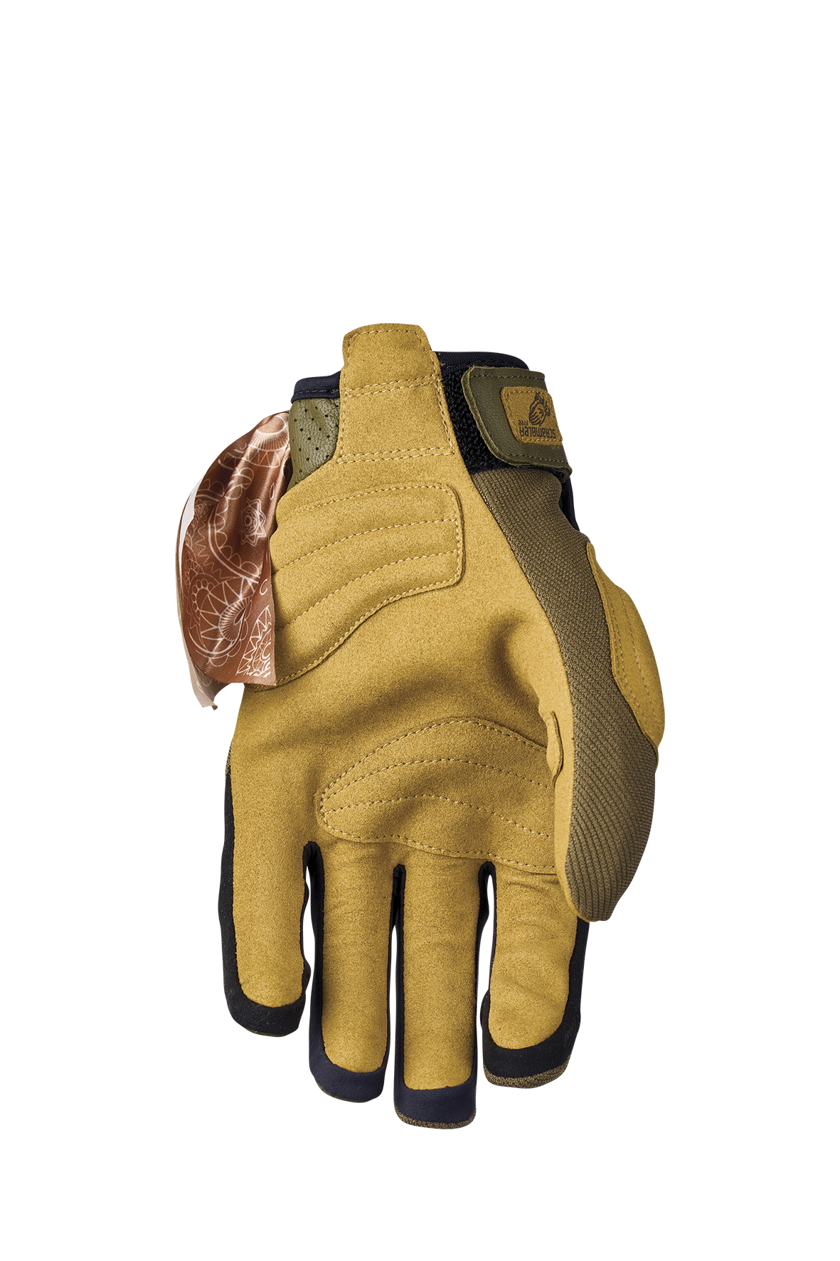 FIVE GLOVES - SCRAMBLER WOMAN - KHAKI/TAN