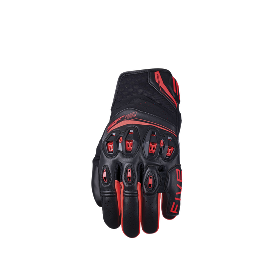 FIVE GLOVES - SF2 EVO - BLACK/FLUO RED