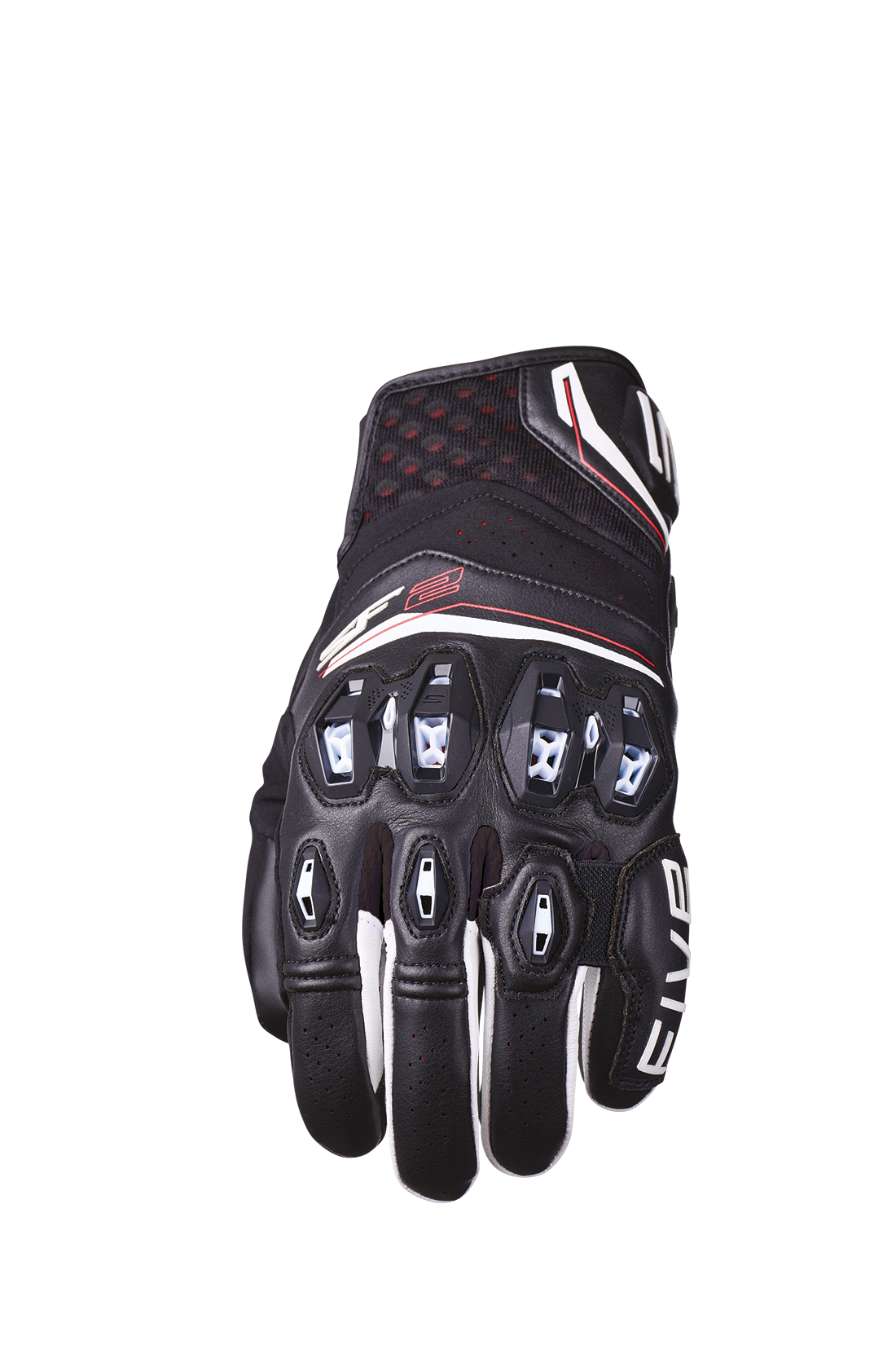 FIVE SF2 レザーグローブ レッド ホワイト XLサイズ FIVE GLOVES - SF2 EVO - BLACK/WHITE/FLUO RED – trackaddix