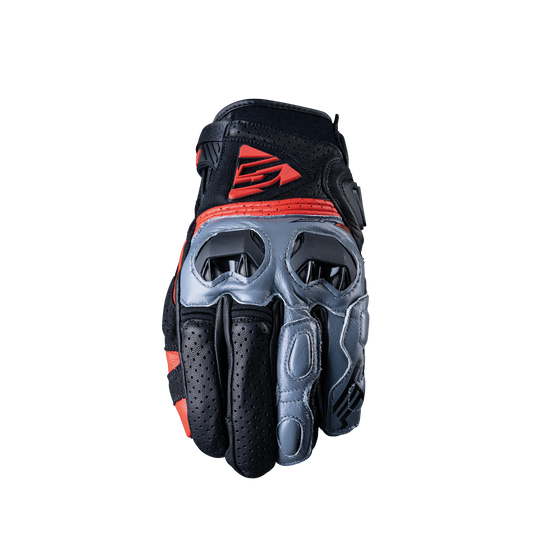 FIVE GLOVES - SF2 - GREY/RED