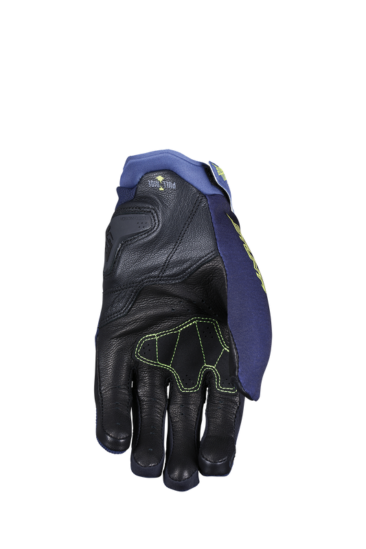 FIVE GLOVES - STUNT EVO2 - NIGHT BLUE/FLUO YELLOW
