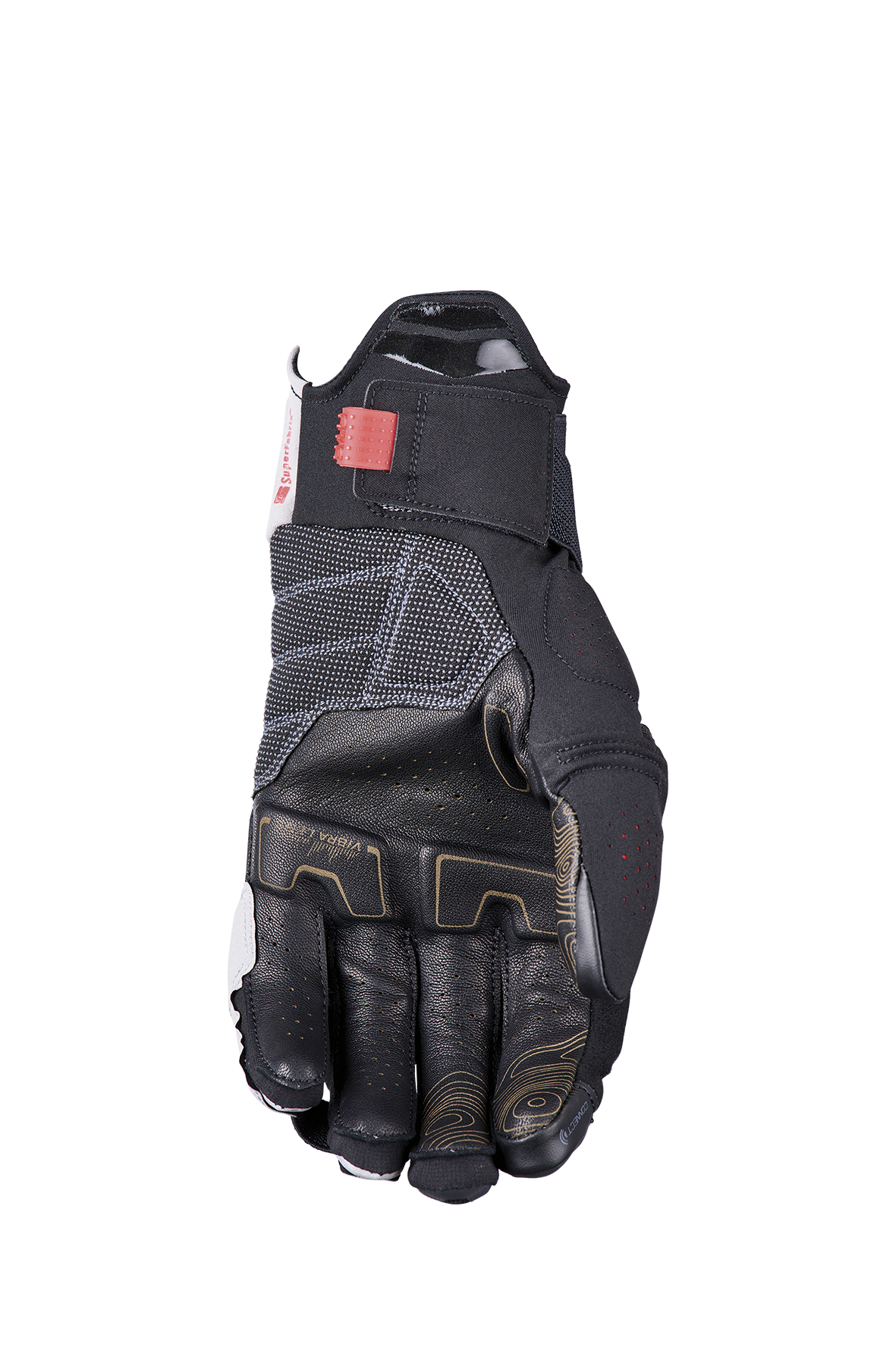 FIVE GLOVES - TFX1 AIRFLOW SHORT - Grey/Fluo Red