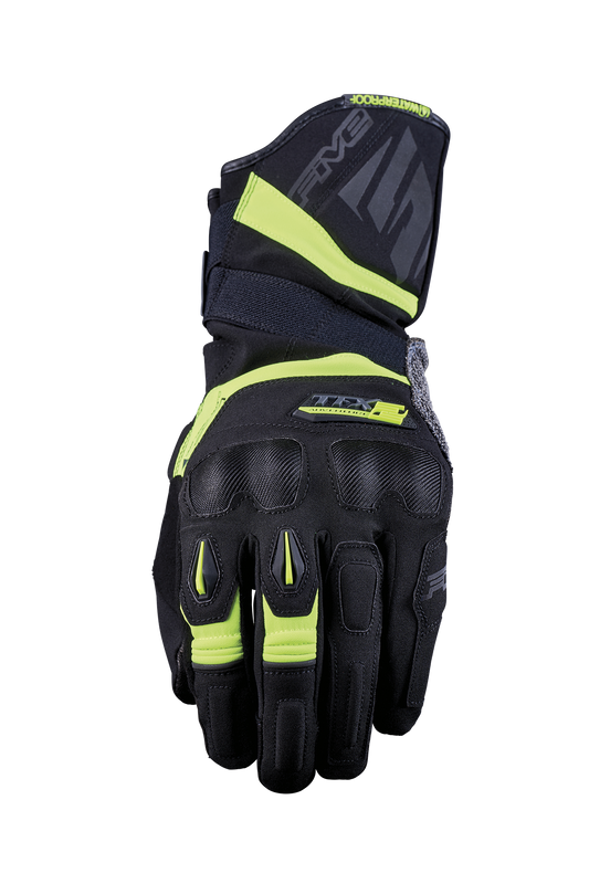 FIVE GLOVES - TFX2 WP - BLACK/FLUO YELLOW