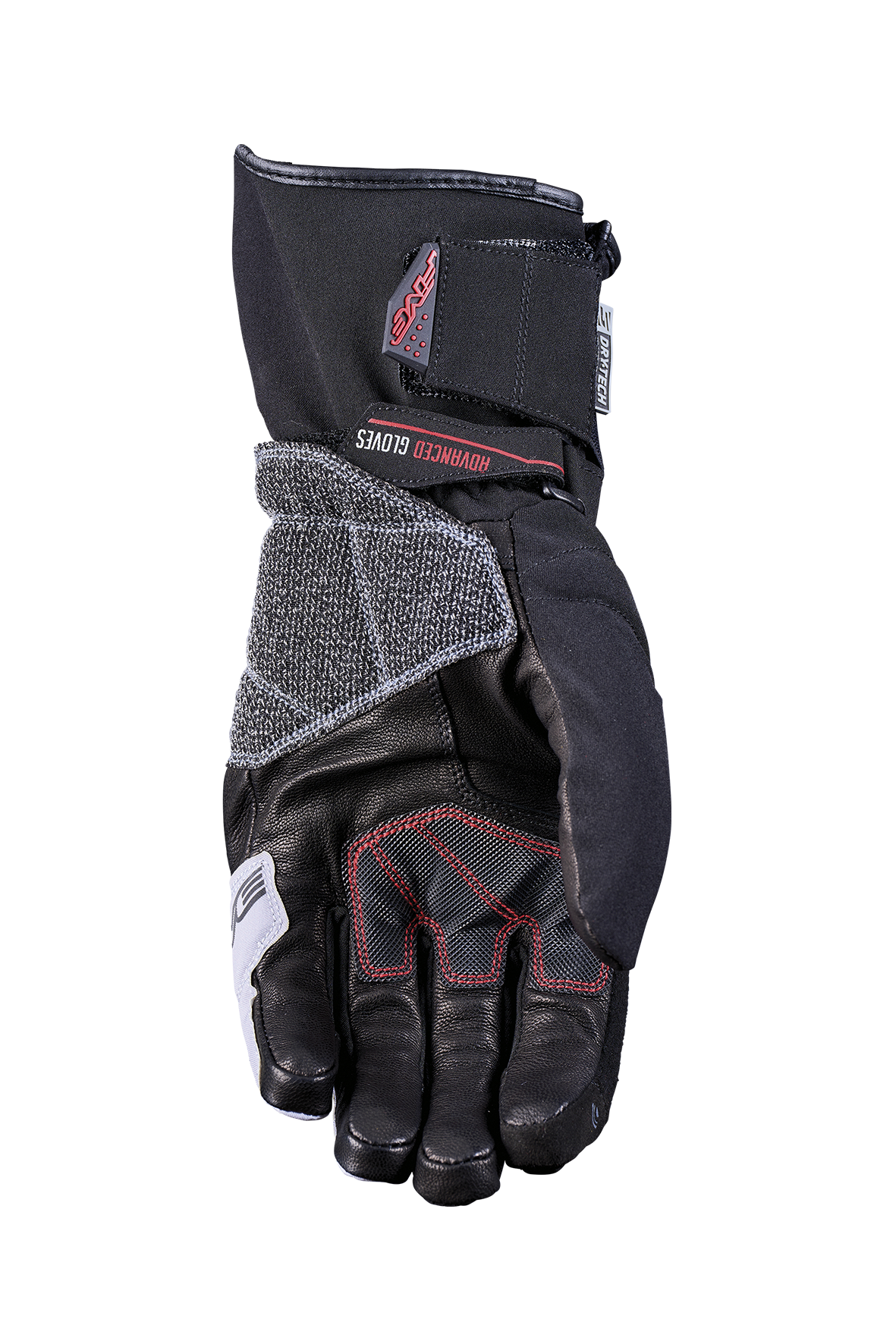 FIVE GLOVES - TFX2 WP - GREY/GREY/RED