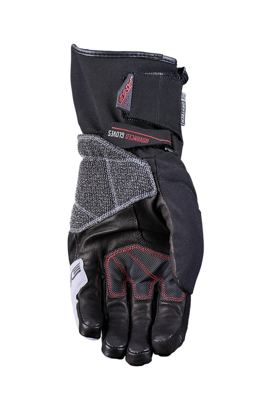 FIVE GLOVES - TFX2 WP - GREY/GREY/RED