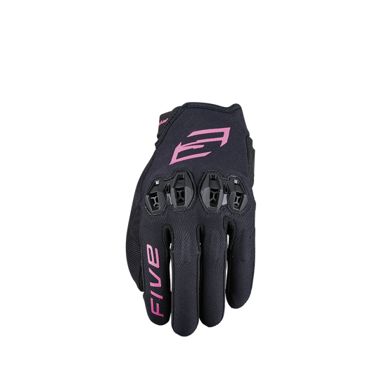 FIVE GLOVES - TRICKS WOMAN - BLACK/FLUO PINK