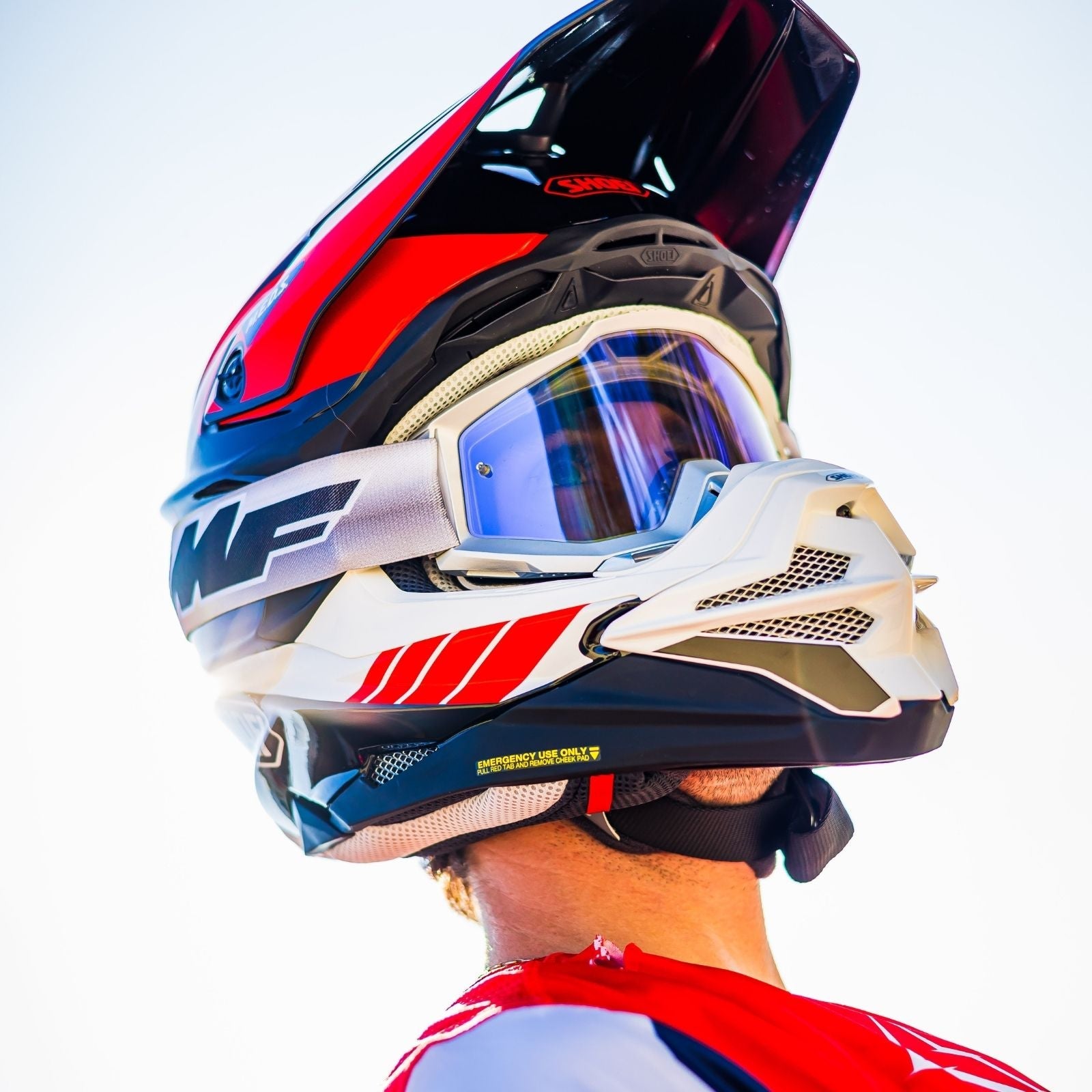black and orange shoei helmet Shoei - VFX-EVO Jammer Helmet