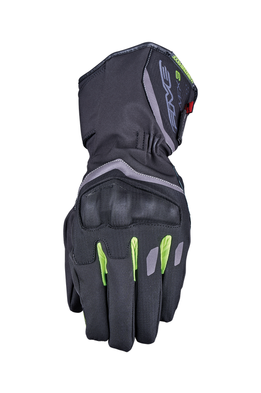 FIVE GLOVES - WFX3 EVO WP - BLACK/FLUO YELLOW