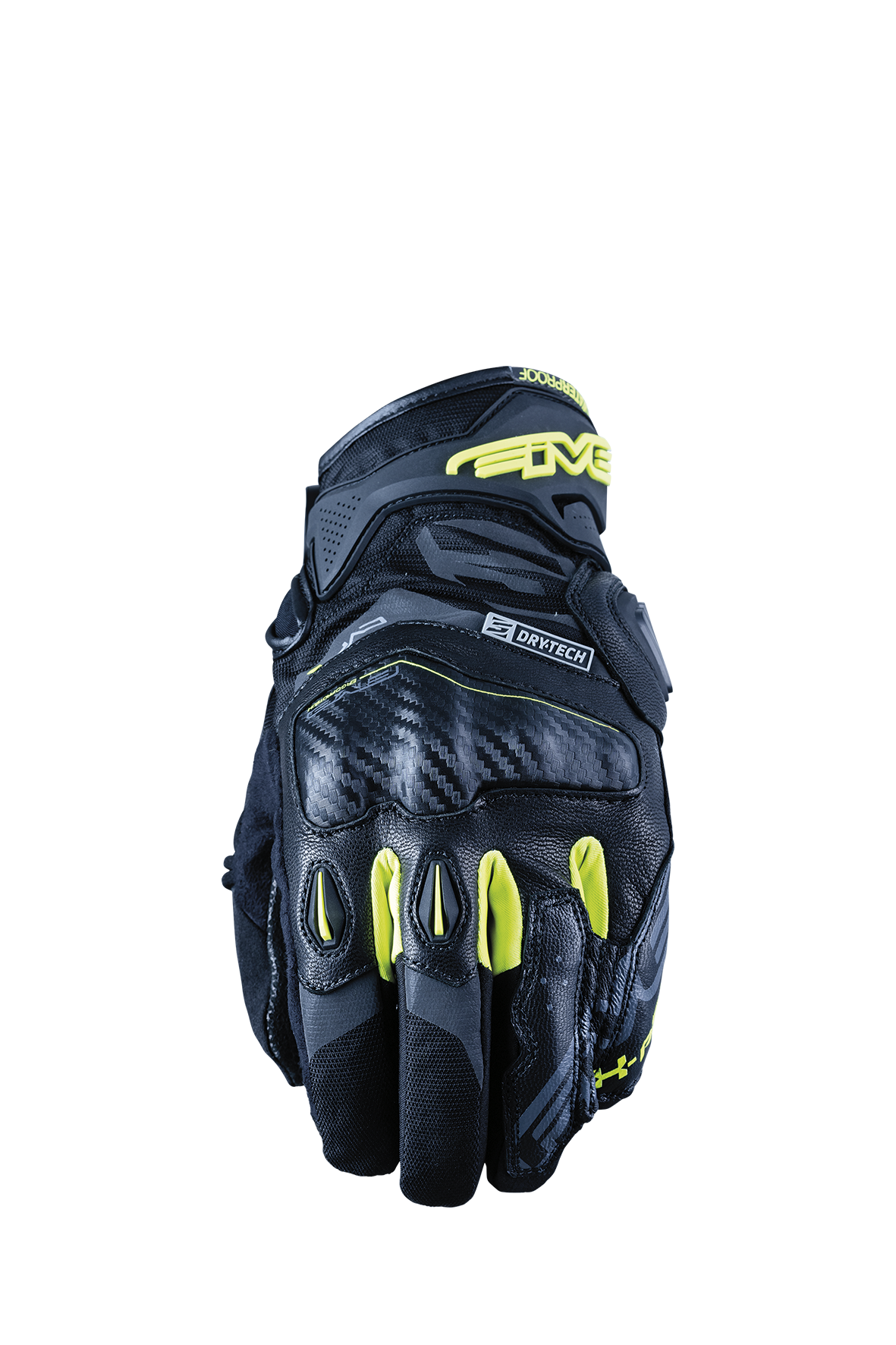 FIVE GLOVES - X-RIDER WP 2021 - BLACK/FLUO YELLOW